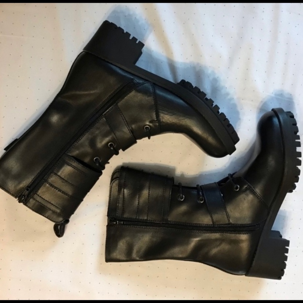 Zara combat boots. Black, size 39